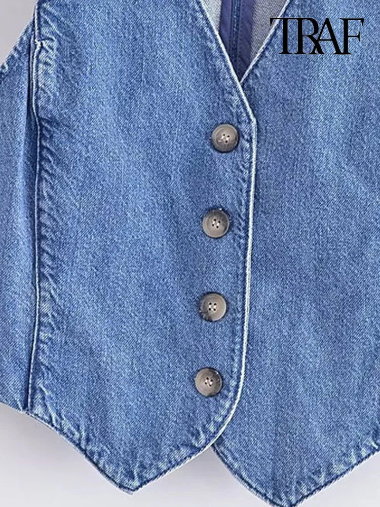 Chaleco mezclilla Alana